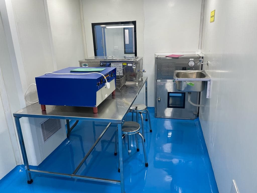 Clean-room manufacturing facility